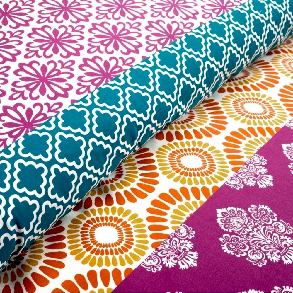 🆕Lush Decor Multicolor 3-piece Cotton Duvet Bedding Set❤️Full/Queen MSRP: $115 - Picture 6 of 9